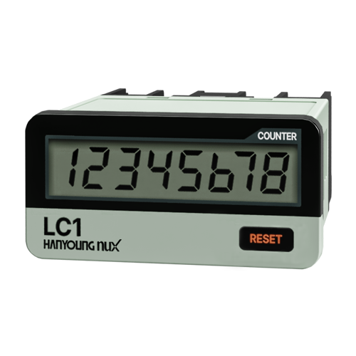 LC1-F - CONTADOR LA8N-BN LCD 1/32 DIN TOT 8DIG 20CPS VOLTAJE EN LA ENTRADA