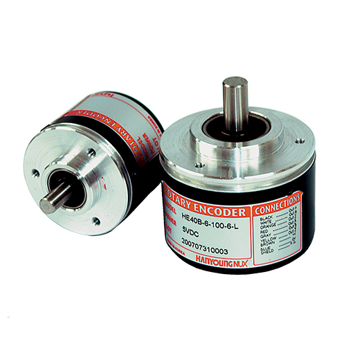 HE50B-8-600-3-N-24 ENCODER INCREMENTAL DIAM50MM EJE8MM 3FASES 1000PPR SALIDA TOTEM POLE 12-24VDC