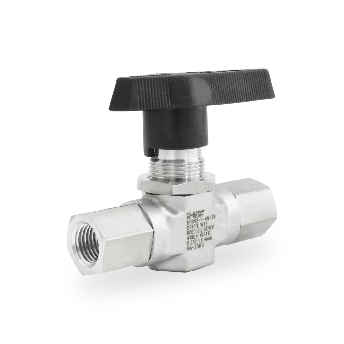 SFBV2-F-4N-S6 Válvula Bola A. Inox S316 1/4 NPT Roscada Hembra (6000 psi)