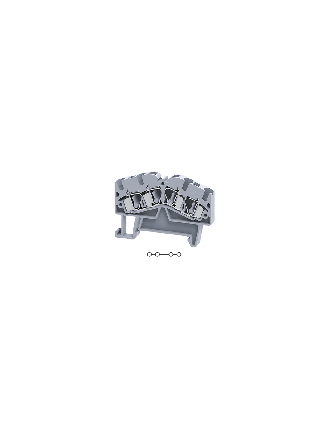 AS4/4 Clema 32A, 800V, 2&2