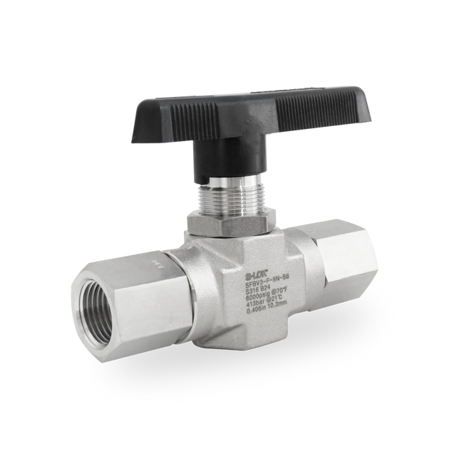 SFBV3-F-8N-S6 Válvula Bola A. Inox S316 1/2 NPT Roscada Hembra (6000 psi)