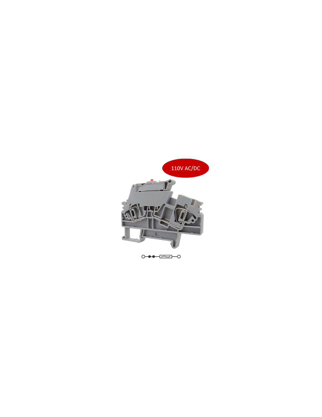 ASF4(L)/110 Clema 6.3A, 1000V, 110V AC/DC