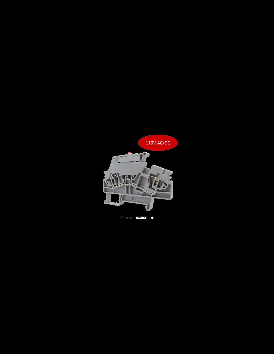ASF4(L)/110 Clema 6.3A, 1000V, 110V AC/DC