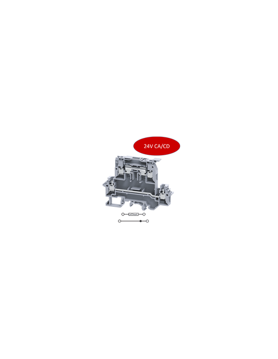 DDFL4UE/24V Clema 6.3/32A, 800V, 24V CA/CD