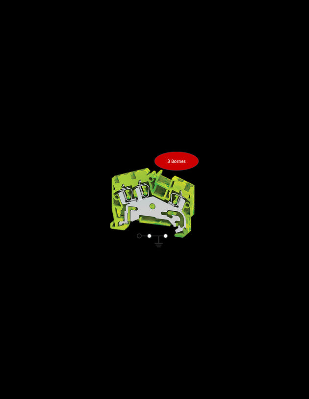 AGT2.5/3 Clema 24A, 800V, 3 Bornes