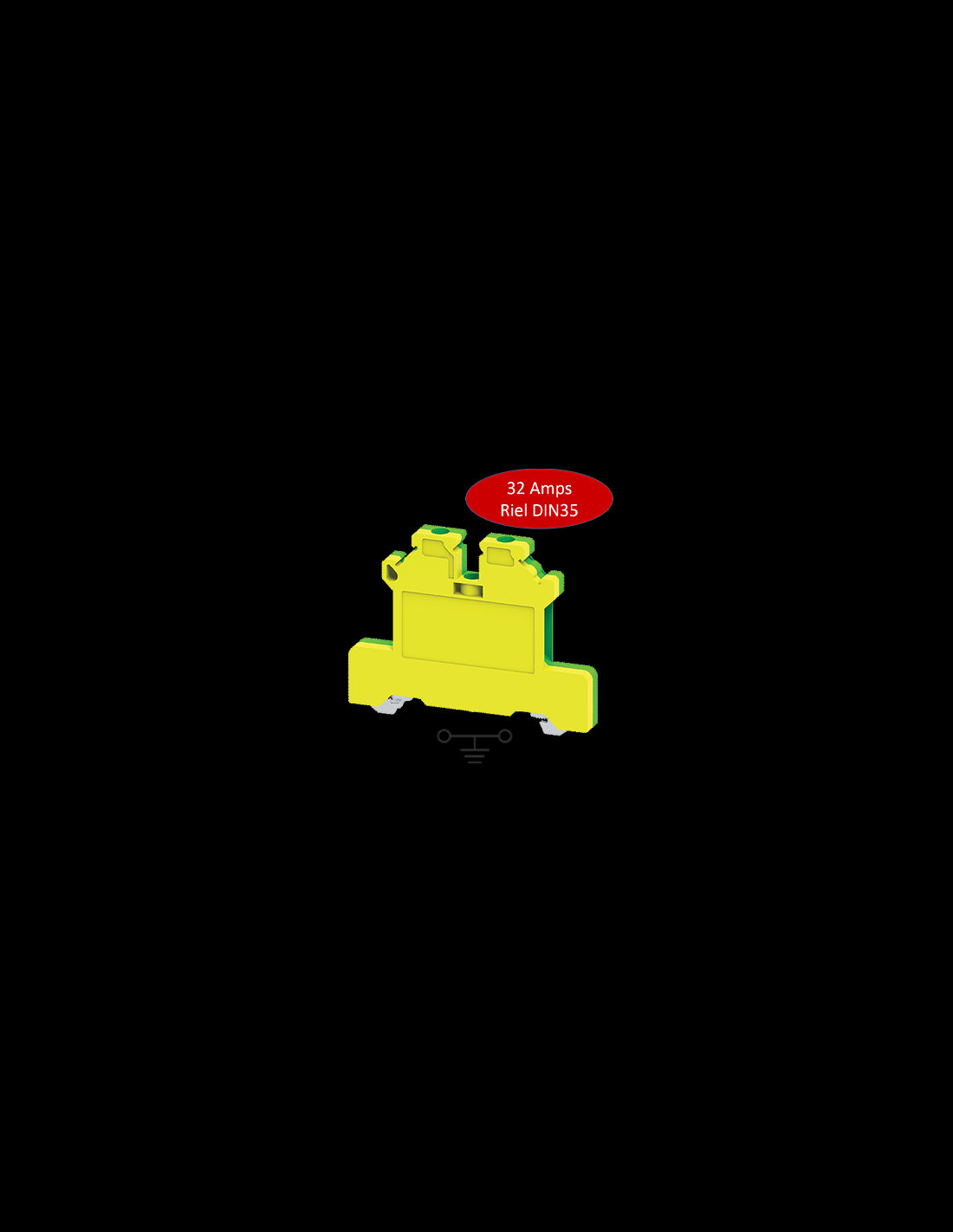 CGT4N Clema para tierra de 4mm²