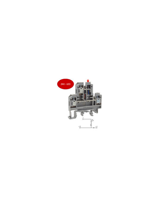 CDL4U(E)L2/24 Clema 35A, 300V, 24V - LED