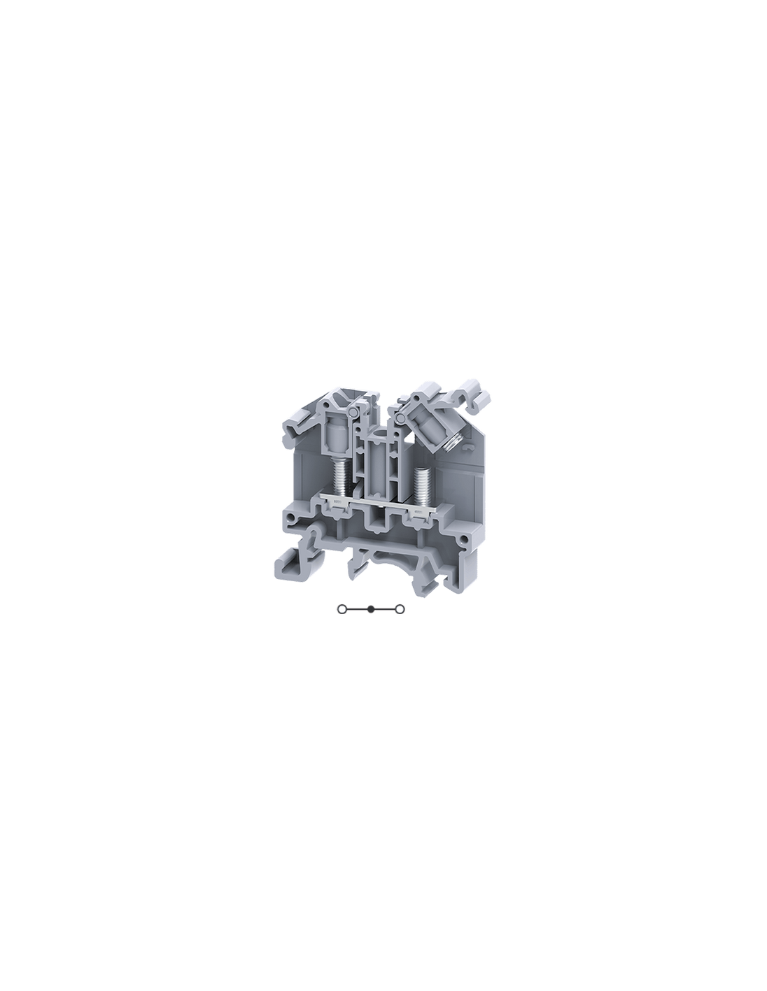 STH3 Clema 41A, 1000V, 2 Tornillos para anillos M3