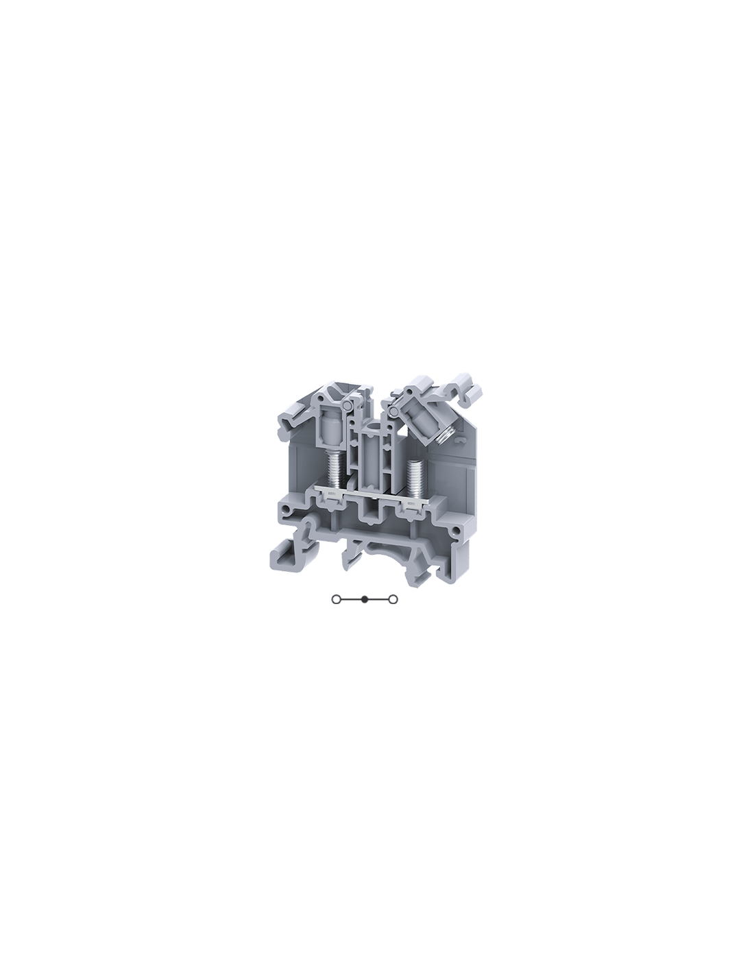 STH3 Clema 41A, 1000V, 2 Tornillos para anillos M3