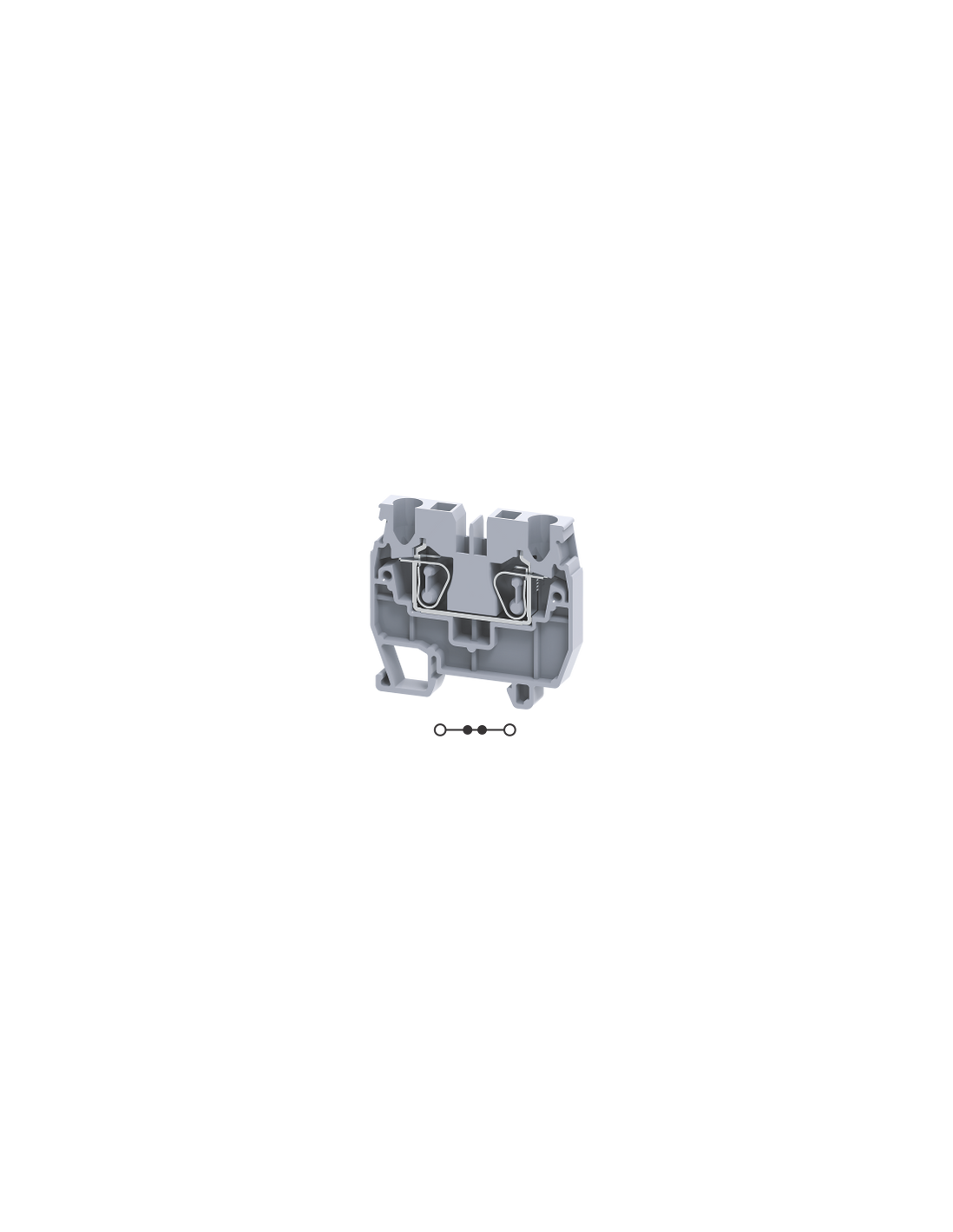 CXM2.5 Clema Miniblock 24A, 1000V, 1&1