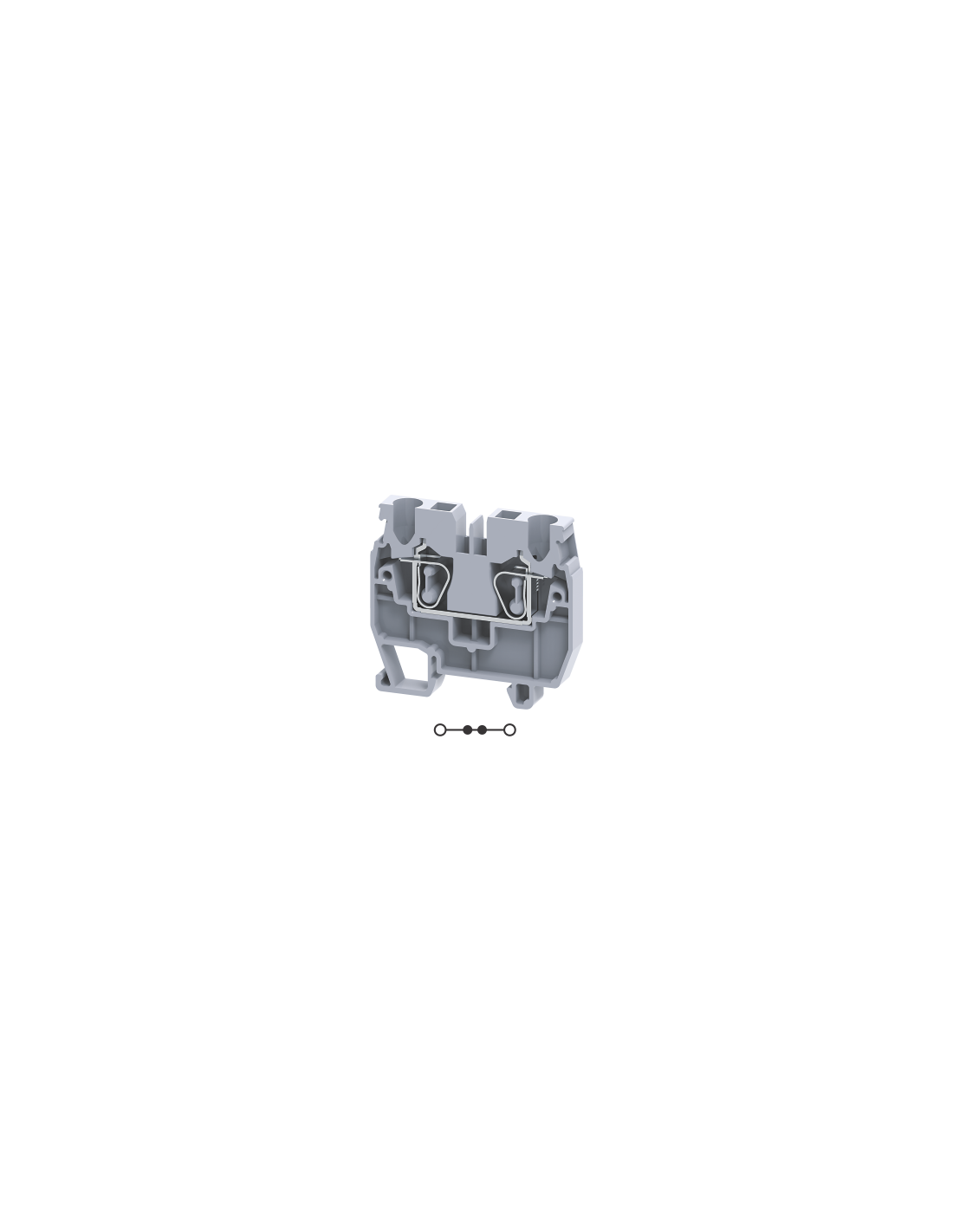 CXM2.5 Clema Miniblock 24A, 1000V, 1&1