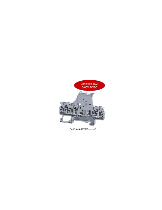 CXF4/3L6-60VAC/DC Clema 10A, 1000V, 6-60V AC/DC