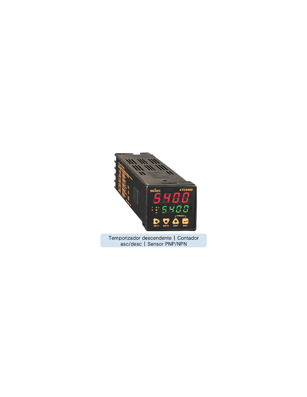 XTC5400 Temporizador / Contador, 48x48