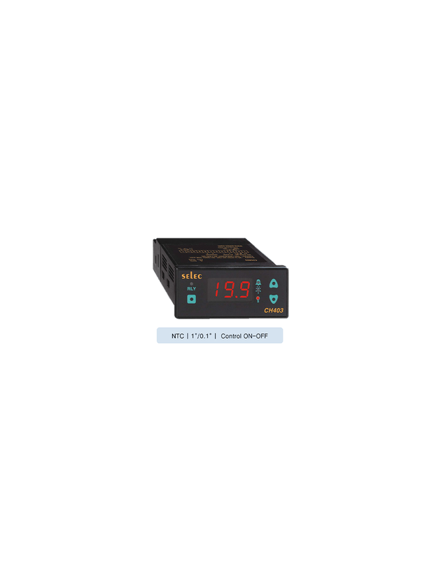 CH403-1 Controlador de Enfriamiento, 36x72