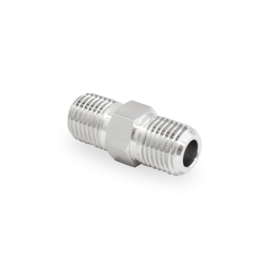 P-SHN-4N-S6 Niple Corto Hexagonal 1/4" NPT Roscado, A. Inox S316