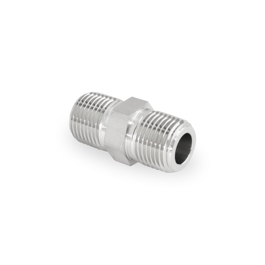 P-SHN-8N-S6 Niple Corto Hexagonal 1/2" NPT Roscado, A. Inox S316