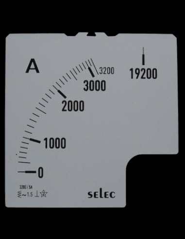 SCL-AM-I-3-3200/5A-6S Placa de Escala, 96x96