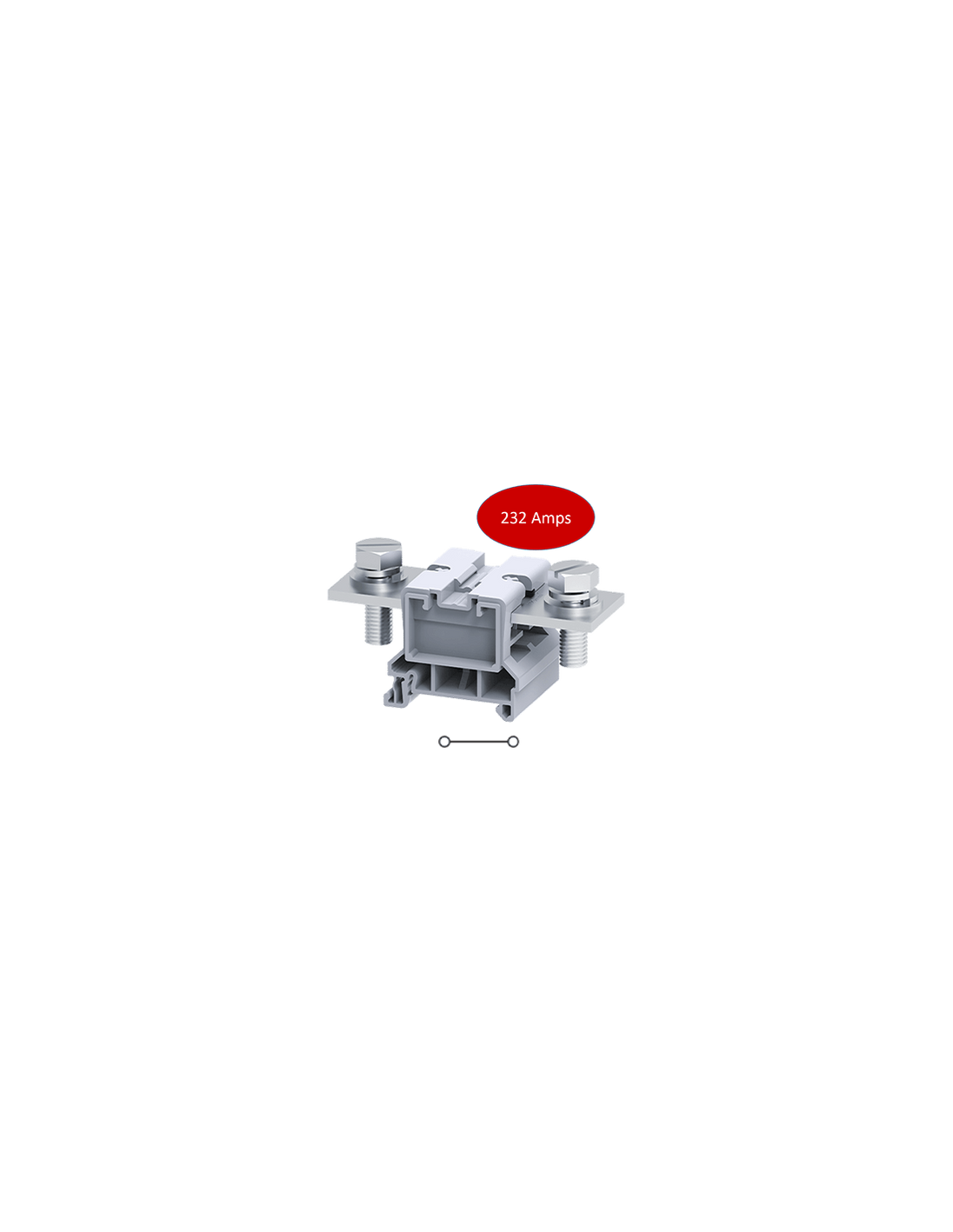 CBB95LS Clema Anillo 232A, 1000V