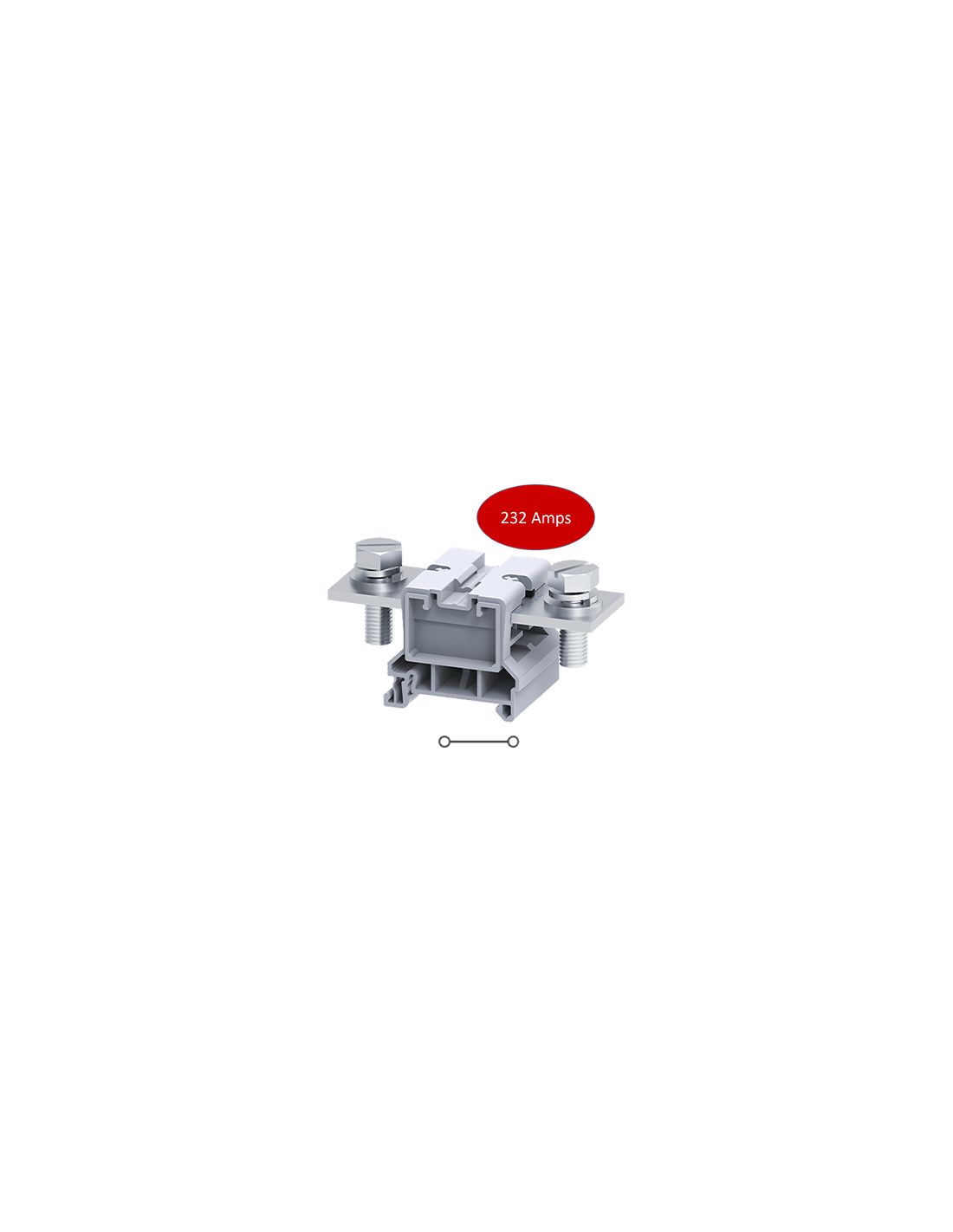 CBB95LS Clema Anillo 232A, 1000V