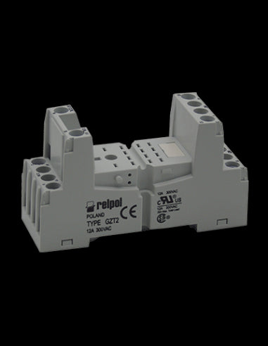 RLS-2 gris Base de Relevador Terminales Faston
