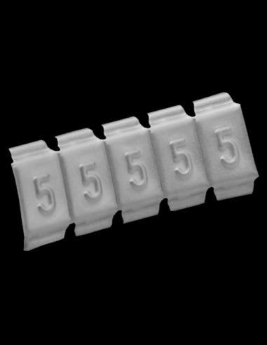 PKS10006PP.5 Marcador de Acero Inoxidable para Manguera