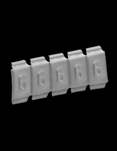 PKS10006PP.6 Marcador de Acero Inoxidable para Manguera