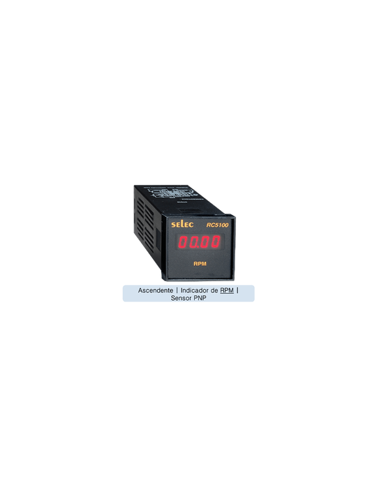 RC5100A Tacómetro, 48x48