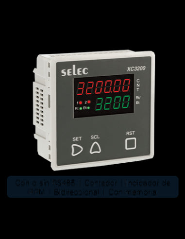 XC3200-C Contador / Tacómetro, 96x96