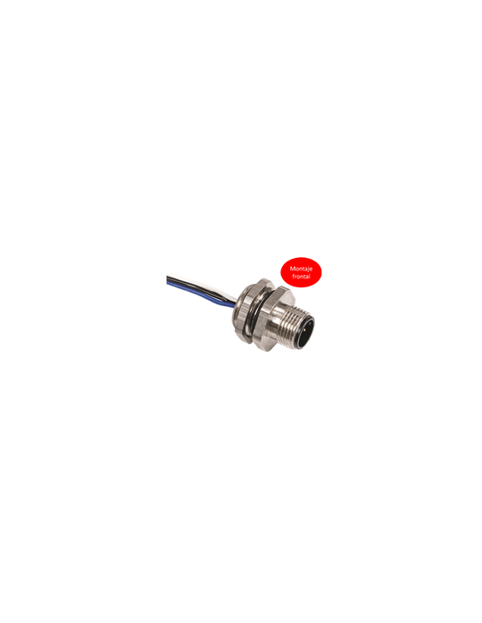 CPM12-FPBR4-P2 Conector 4 Pines, M12, Montaje Frontal