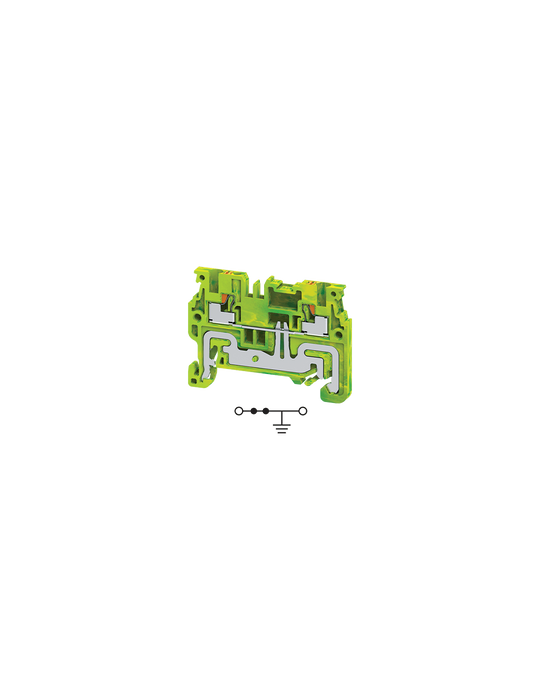 CPG1.5 Clema p/tierra, 24 - 14 AWG, 1&1