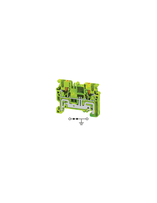 CPG2.5 Clema p/tierra, 24 a 12 AWG, 1&1