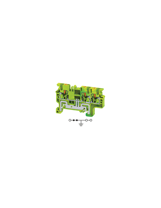 CPG2.5/3 Clema p/tierra, 24 a 13 AWG, 1&2
