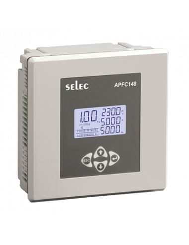 APFC148-312-90/550V Controlador Automático de Factor de Potencia, 144x144