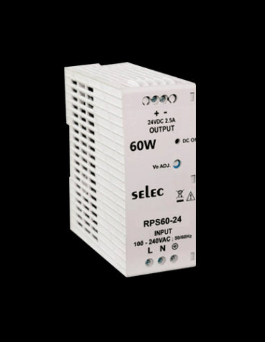 RPS60-48 Fuente de Poder, 60W, 96x48