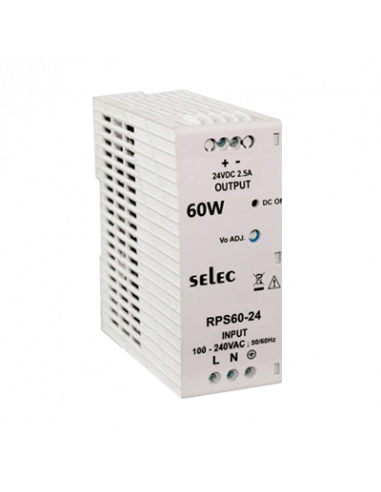 RPS60-48 Fuente de Poder, 60W, 96x48