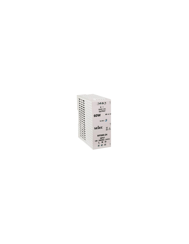 RPS60-05 Fuente de Poder, 60W, 96x48