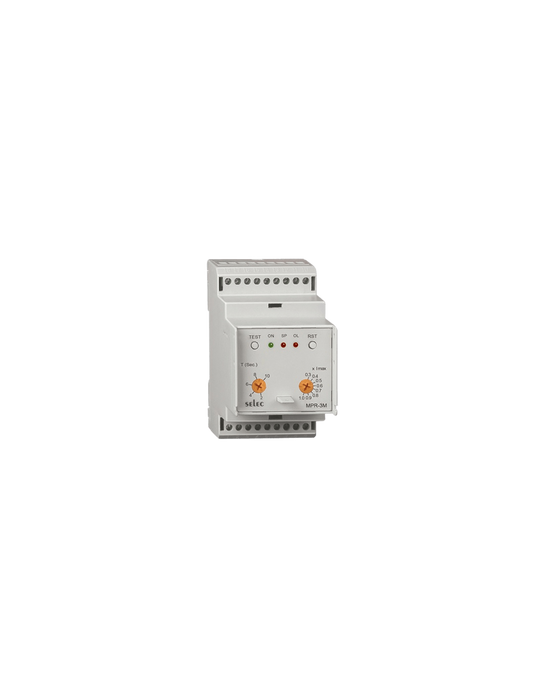 MPR-3M-2-230V Relevador de Protección para Motores, 90x52.5