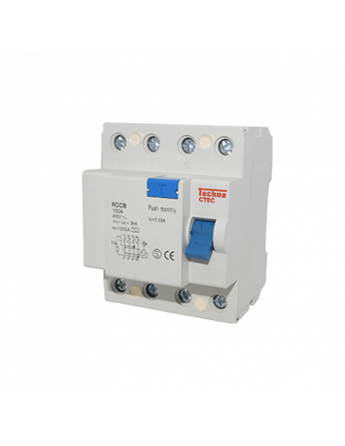 CTEC4100100 Interruptor 100A, 4 Polos, 6kA
