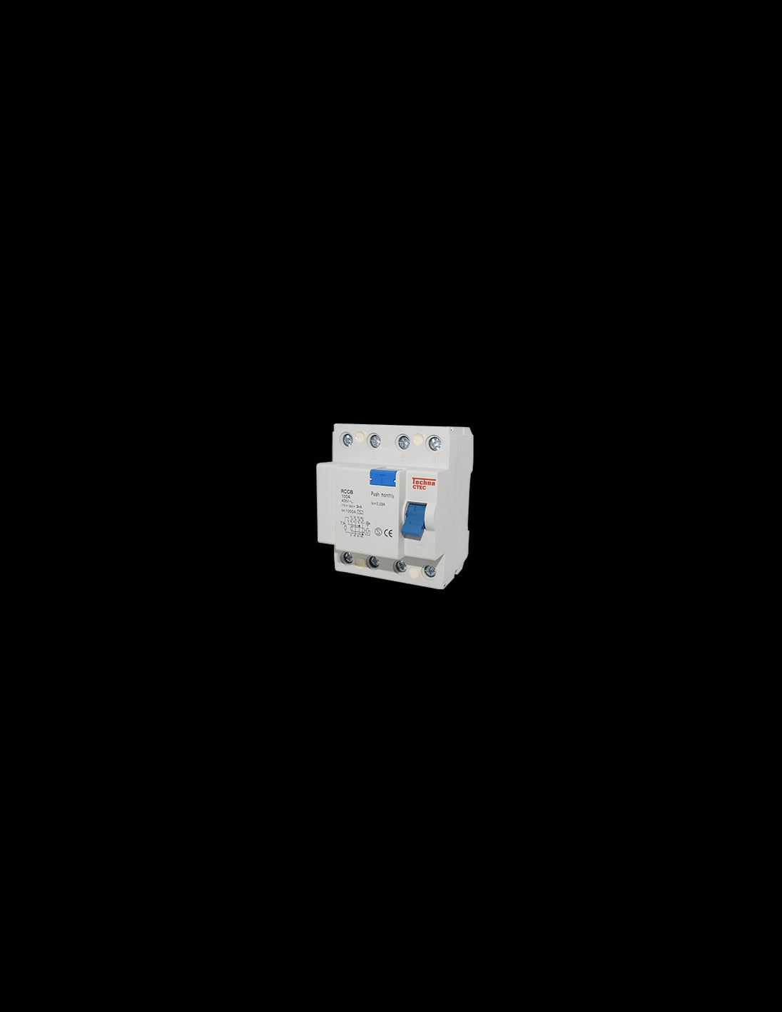 CTEC4100030 Interruptor 100A, 4 Polos, 6kA