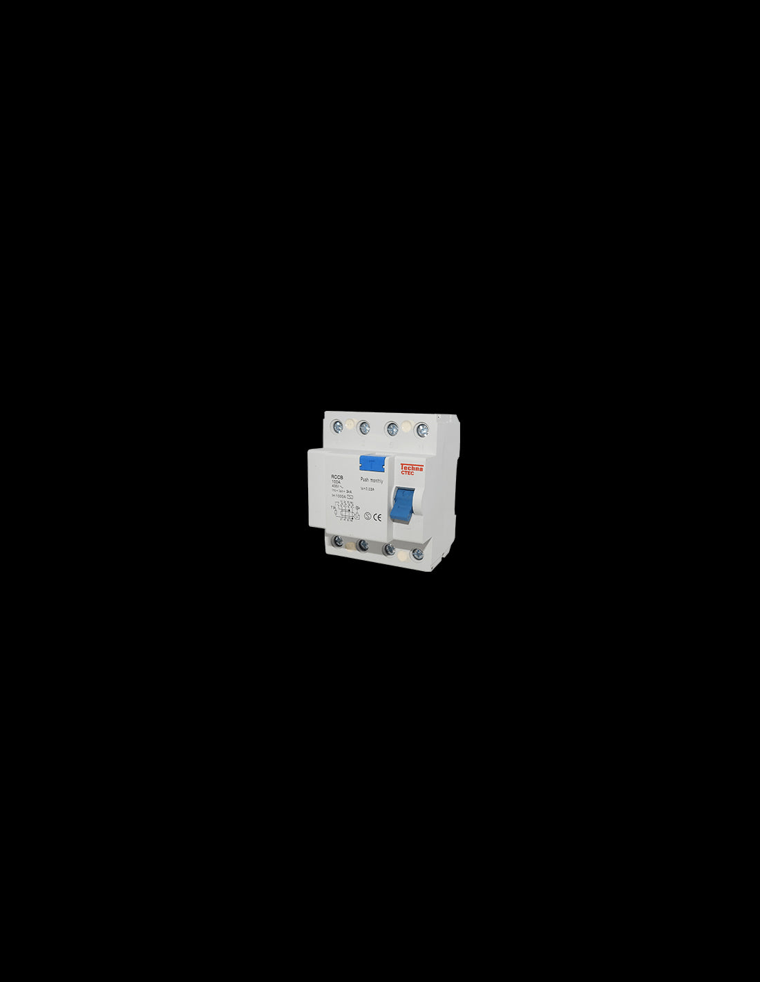 CTEC4100030 Interruptor 100A, 4 Polos, 6kA