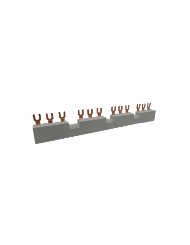 G54-14-4 Busbar con Bloque de Contacto Auxiliar