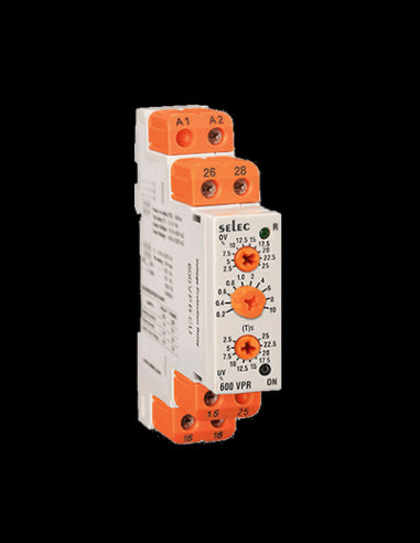 600VPR-310/520 Relevador de Protección de Voltaje, Analógico, 90x17.5