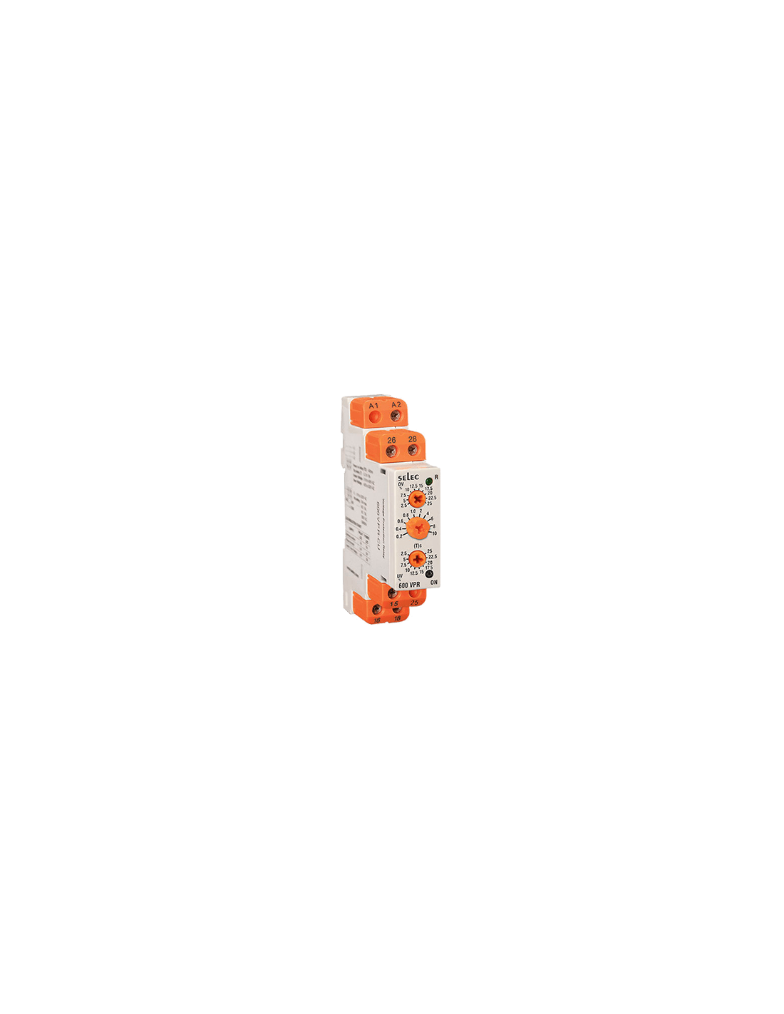 600VPR-170/290 Relevador de Protección de Voltaje, Analógico, 90x17.5