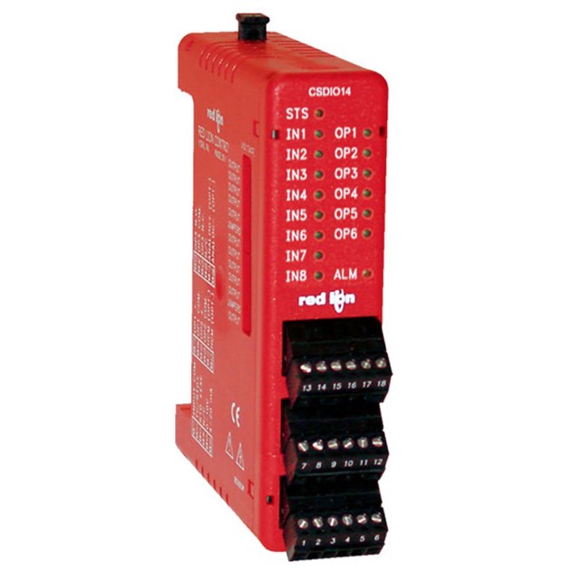 CSDI014R Controlador modular CSDIO14R: 8 entradas, seis salidas de relé