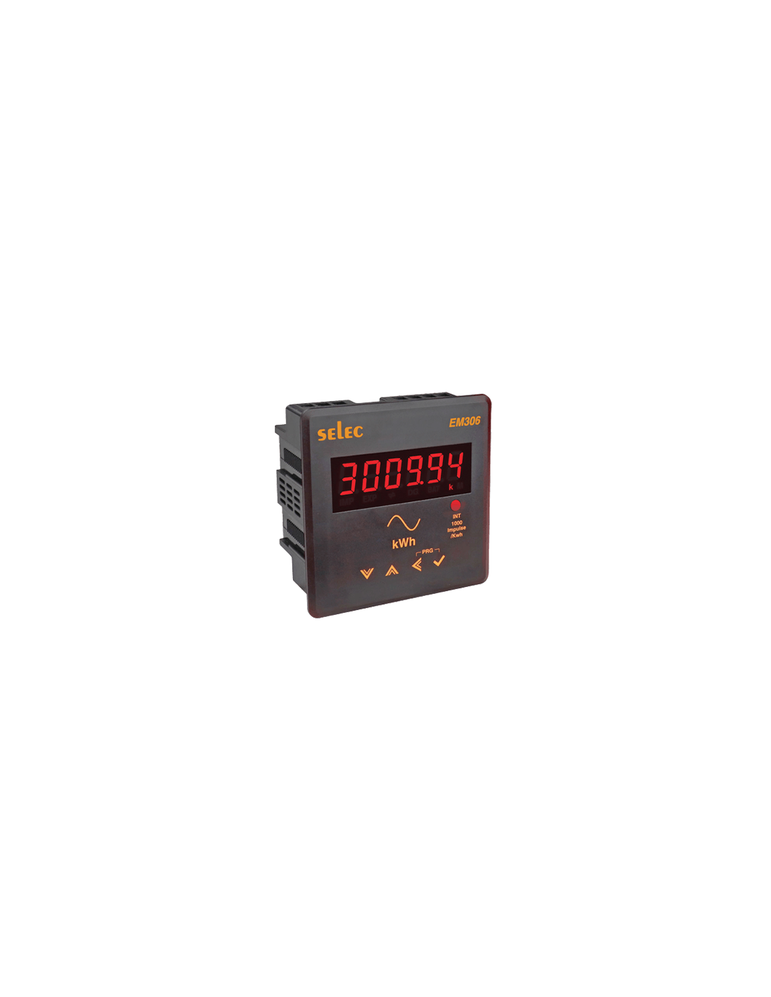 EM306 Medidor de Energía, 1-3Ø, 96x96
