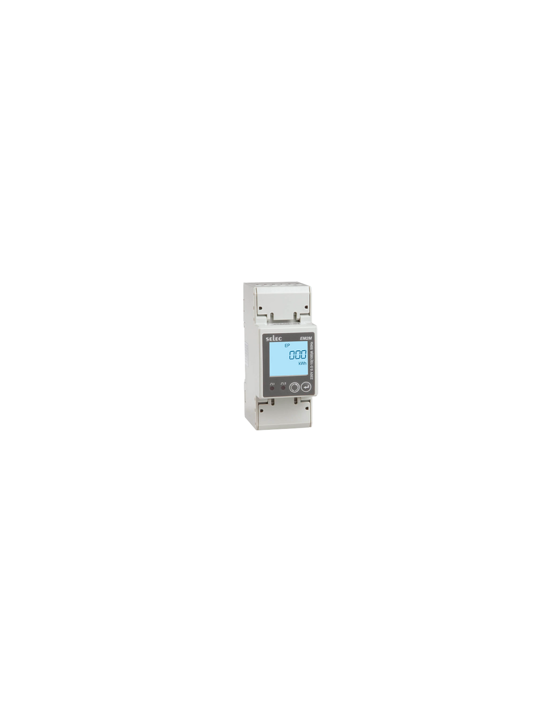 EM2M-1P-C-100A-110V Medidor de Energía,1Ø, 90x35