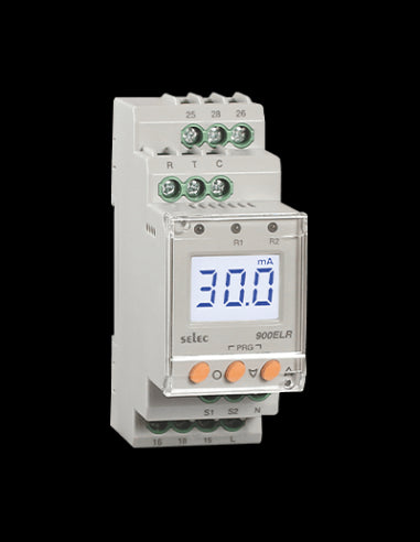 900ELR-2-230V Relevador de Fuga a Tierra, 90x35