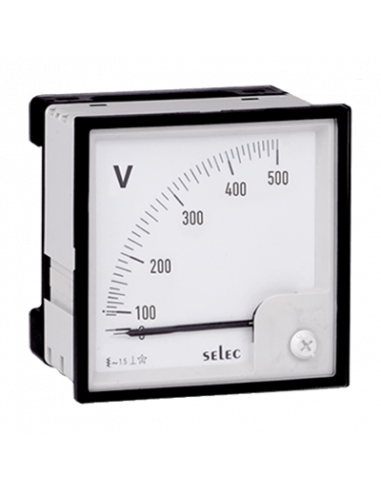 AM-V-3-600V Voltímetro Analógico, 96x96