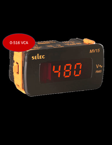 MV15-240V Voltímetro de CA, 48x96