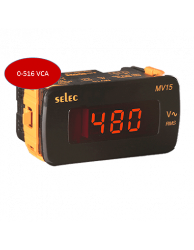 MV15-240V Voltímetro de CA, 48x96
